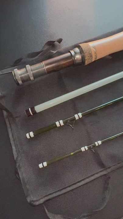 Custom 7’ 3wt fiberglass fly rod