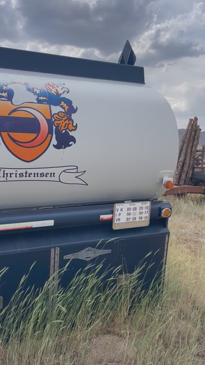 Aluminum used oil tank for cab and chassis semi