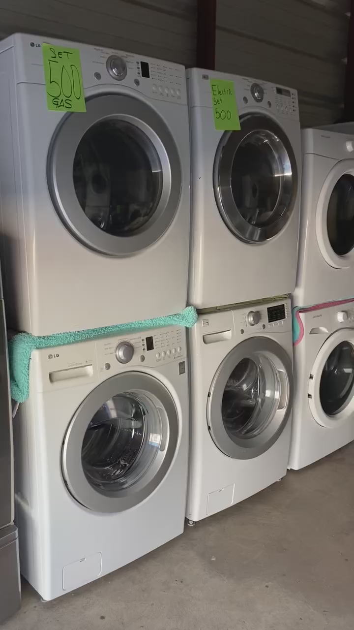 LG electric and gas sets