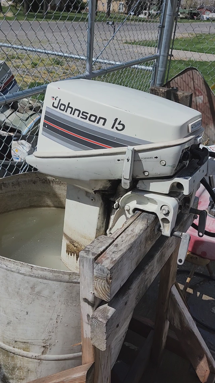 1982 johnson 15 hp short shaft.