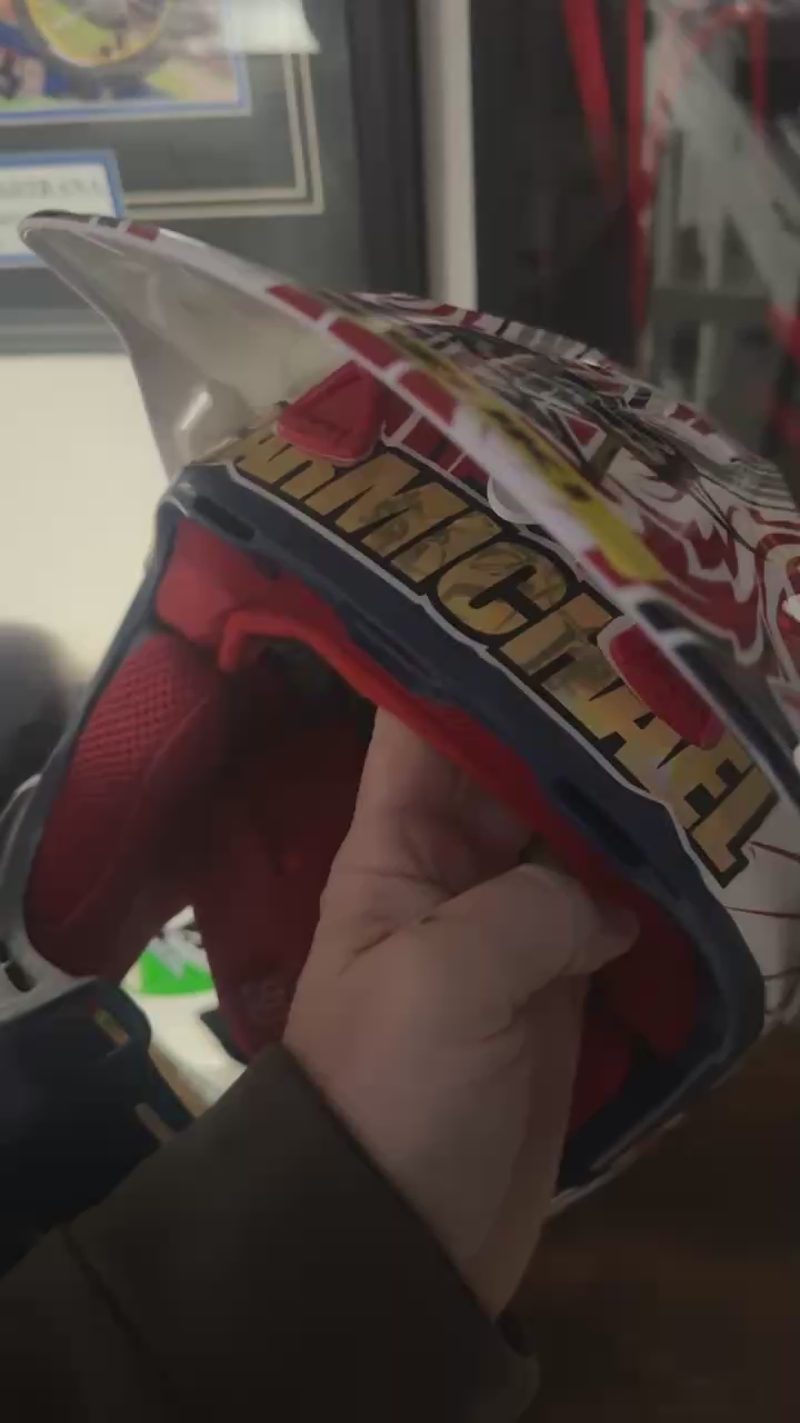 Ricky Carmichael Rac Worn Retirement Helmet