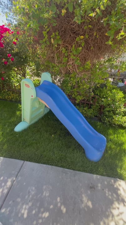 Thick kids tall little tikes slide is 5’