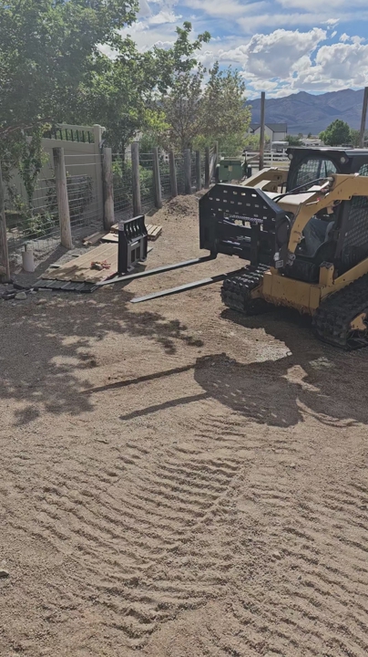 HYDRAULIC SKID STEER PALLET FORKS HEAVY DUTY