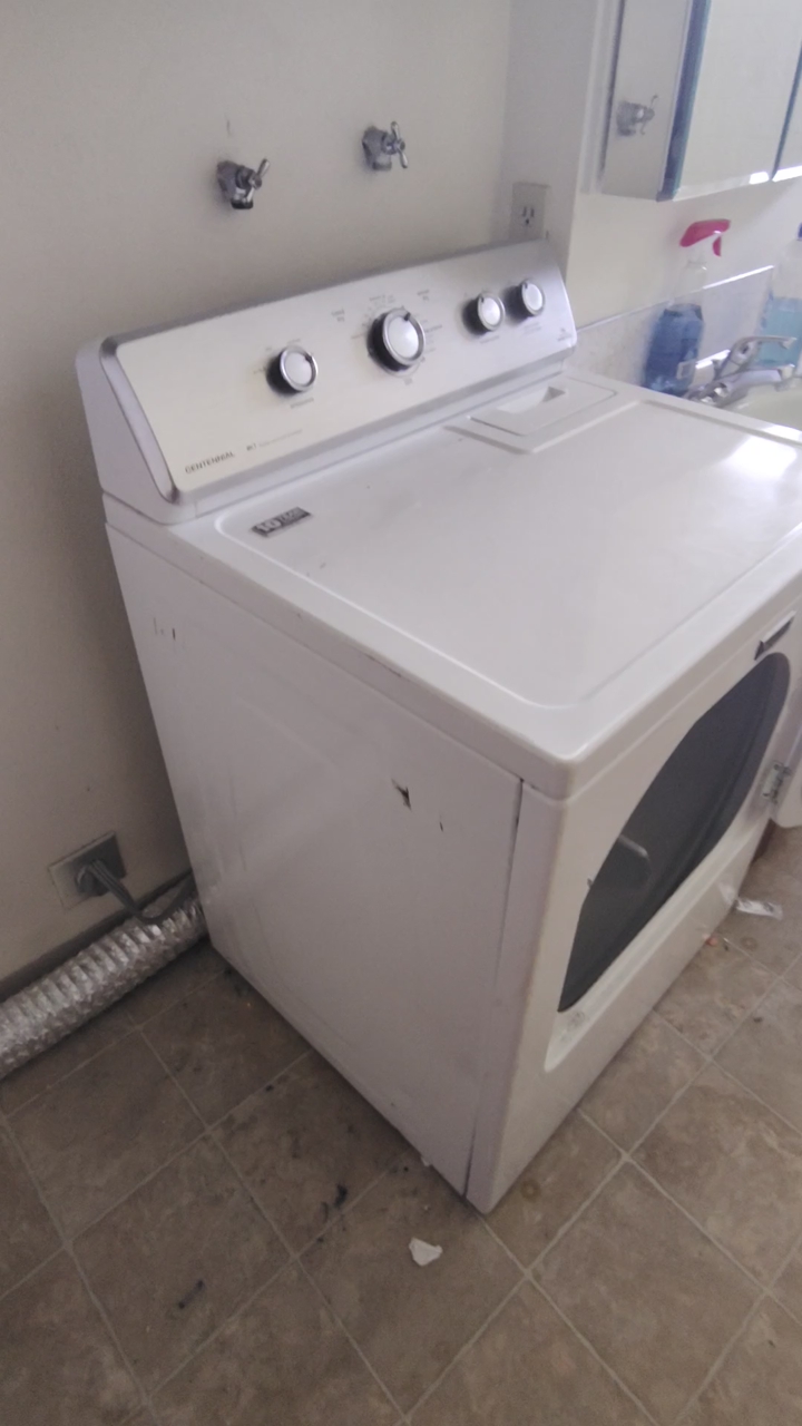 White Maytag Centennial Dryer
