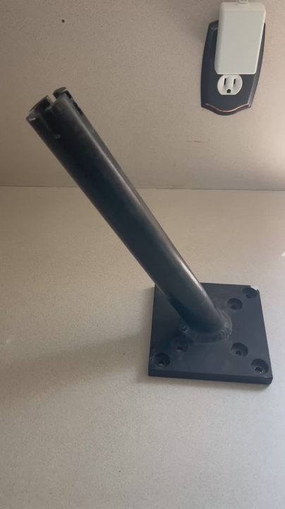 Cannon downrigger gimbal mount -aluminum for fishing 12” 30 degree mount 1 1/2” tube