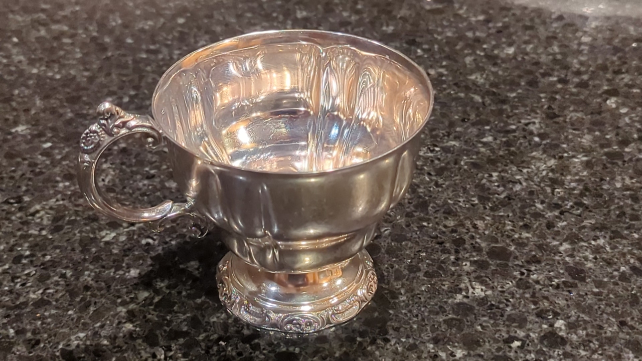 Wallace "Baroque" silverplate punch cup