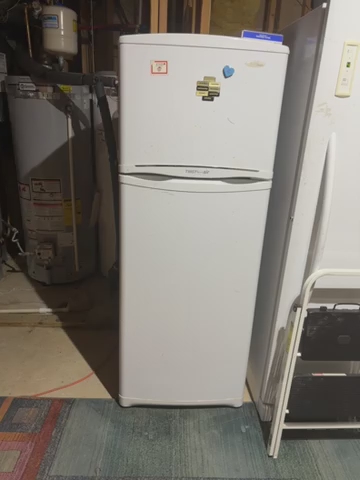A Small Kitchen Fridge