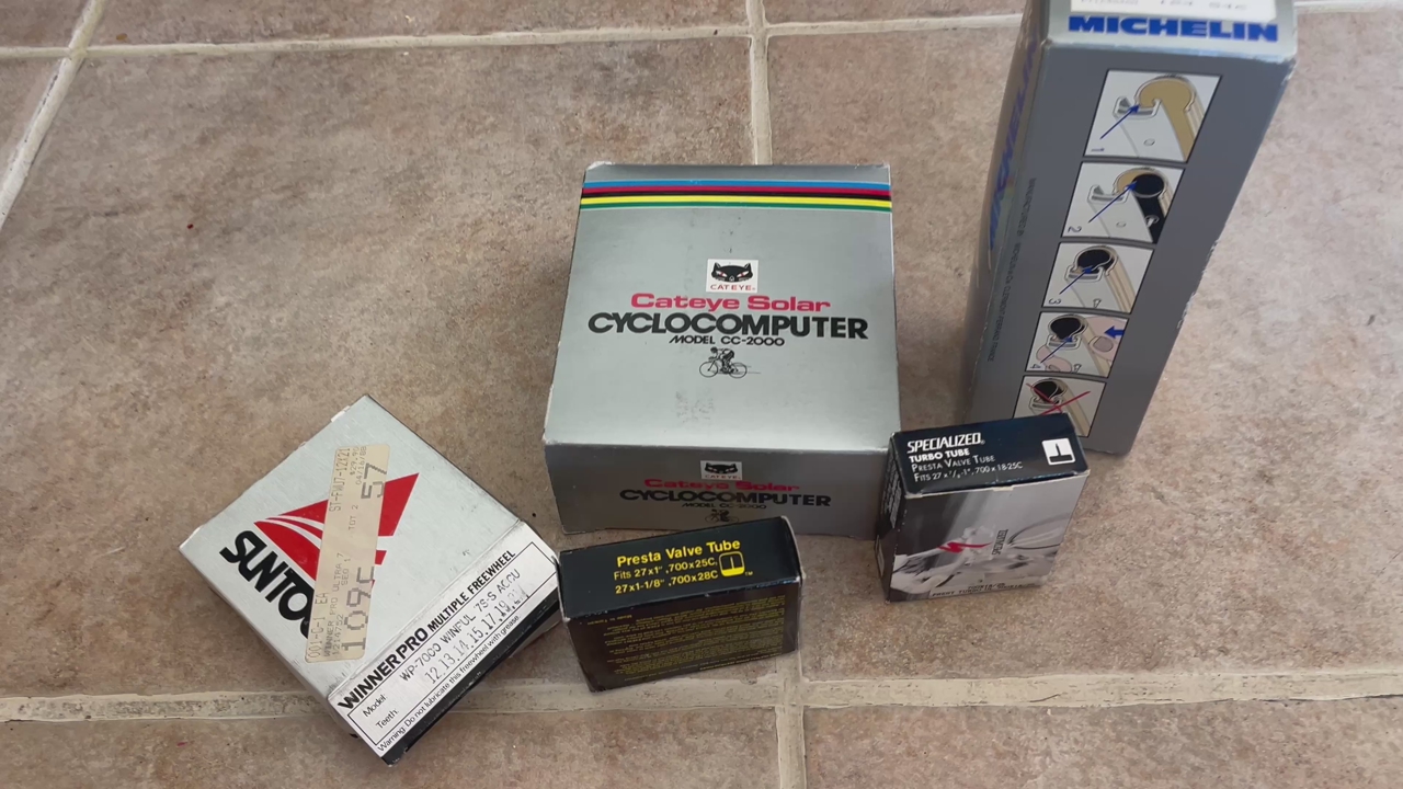 New vintage bike parts suntour, specialized Michelin presta all for $60