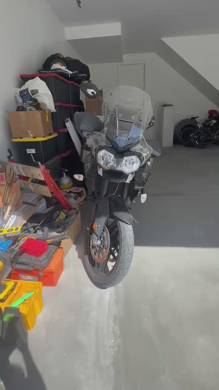 Triumph Tiger 800 motorcycle