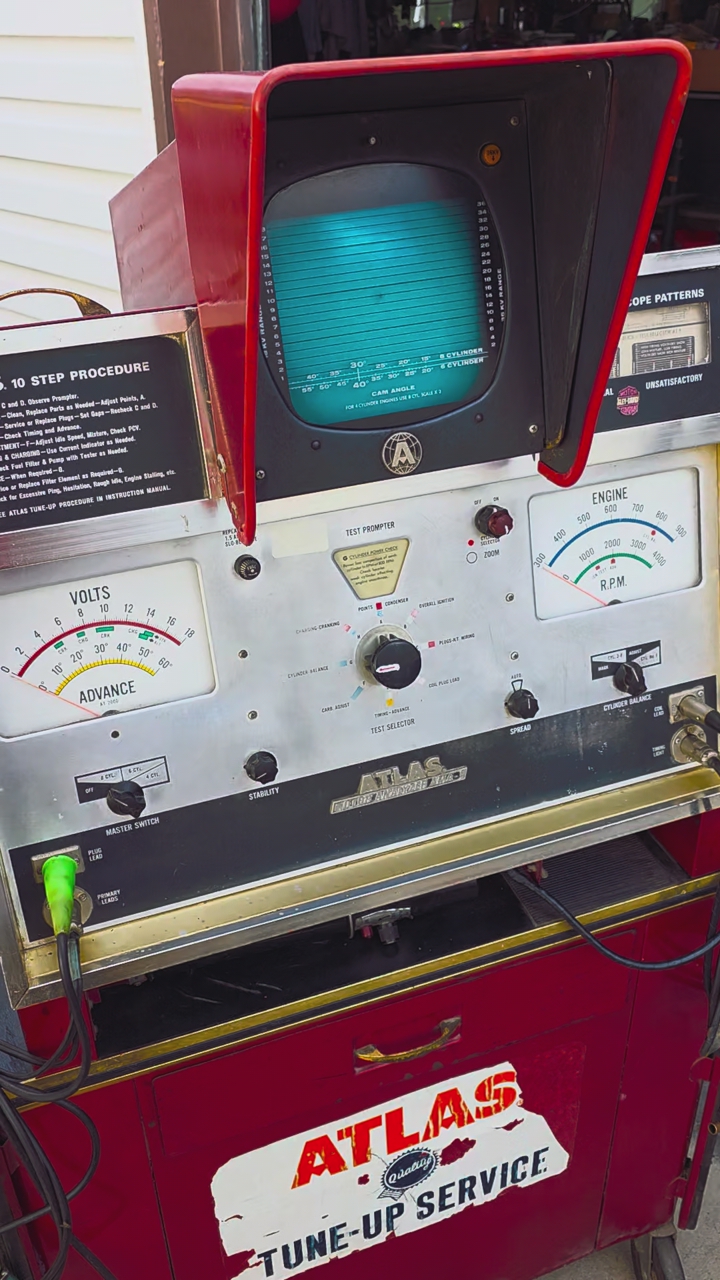 Atlas engine analyzer (Antique)