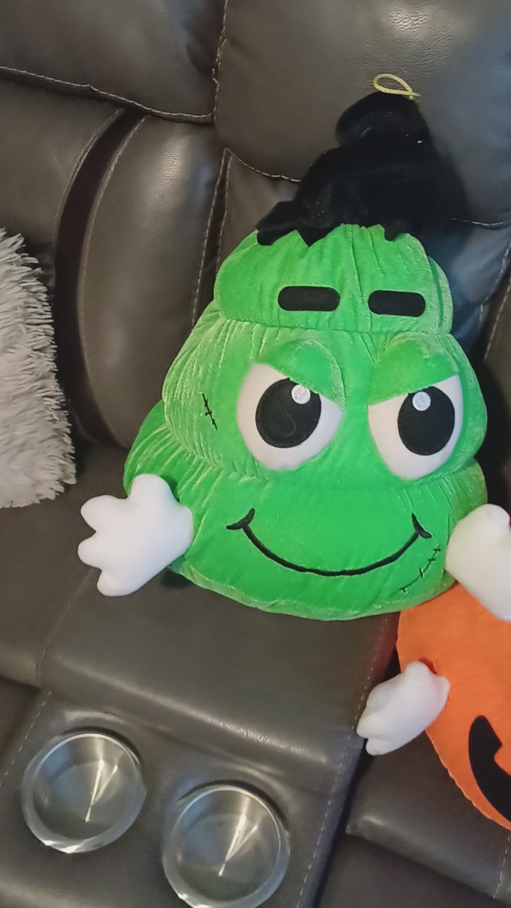 Halloween Emoji Plush Pillows Set