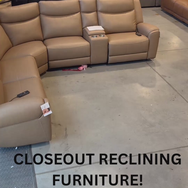 CLOSEOUT RECLINING FURNITURE!