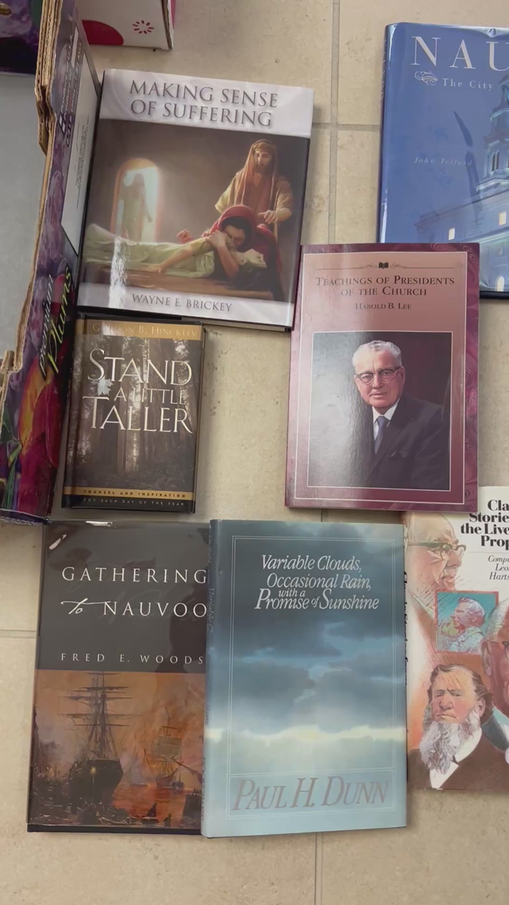 Lot of LDS books.