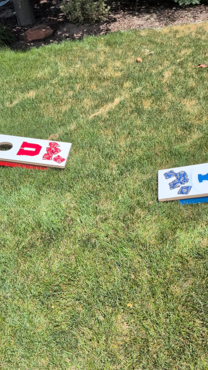 Small BYU / Utah corn hole game