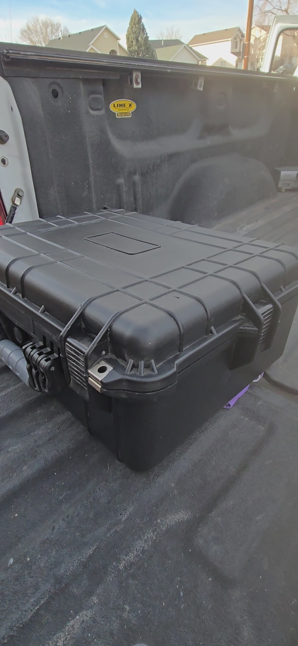 pelican case (not sure if its pelican or not)
