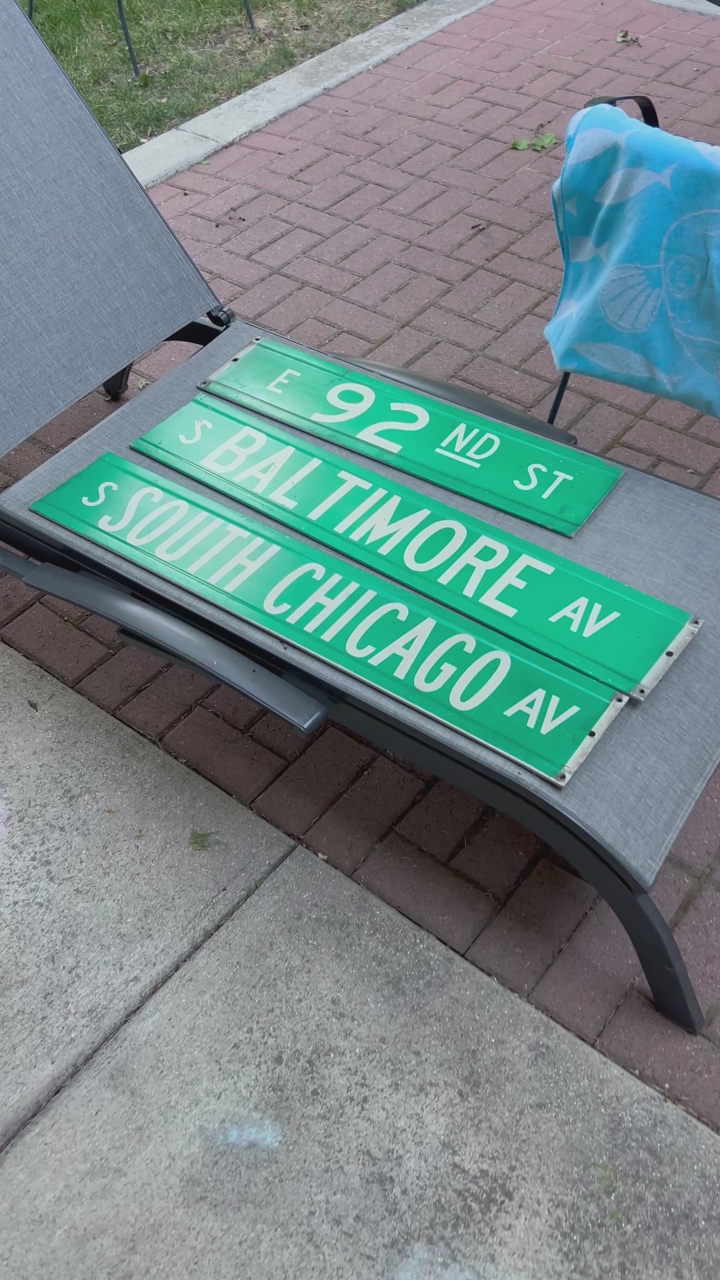 Vintage street signs.