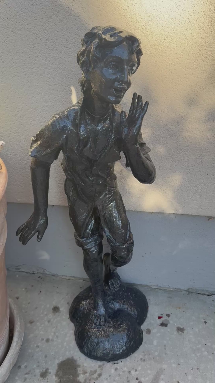 Tall resin garden statue 33” T