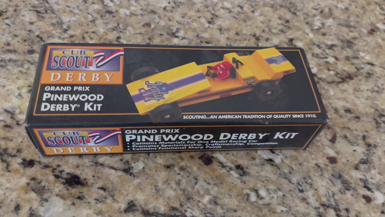 NEW pinewood derby car kit