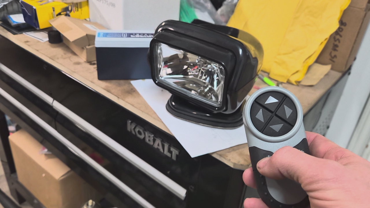 Goliath Styker remote control searchlight